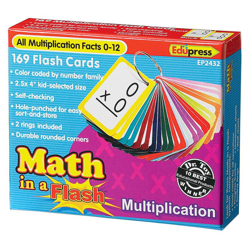 MATH IN A FLASH MULTIPLICATION FLASH CARDS. Picture 1