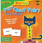 Pete The Cat Purrfect Pairs Word, Families Game. Picture 2