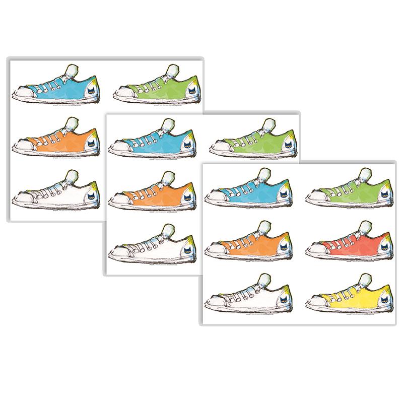 Pete the Cat Groovy Shoes Accents, 36 Per Pack, 3 Packs. Picture 1