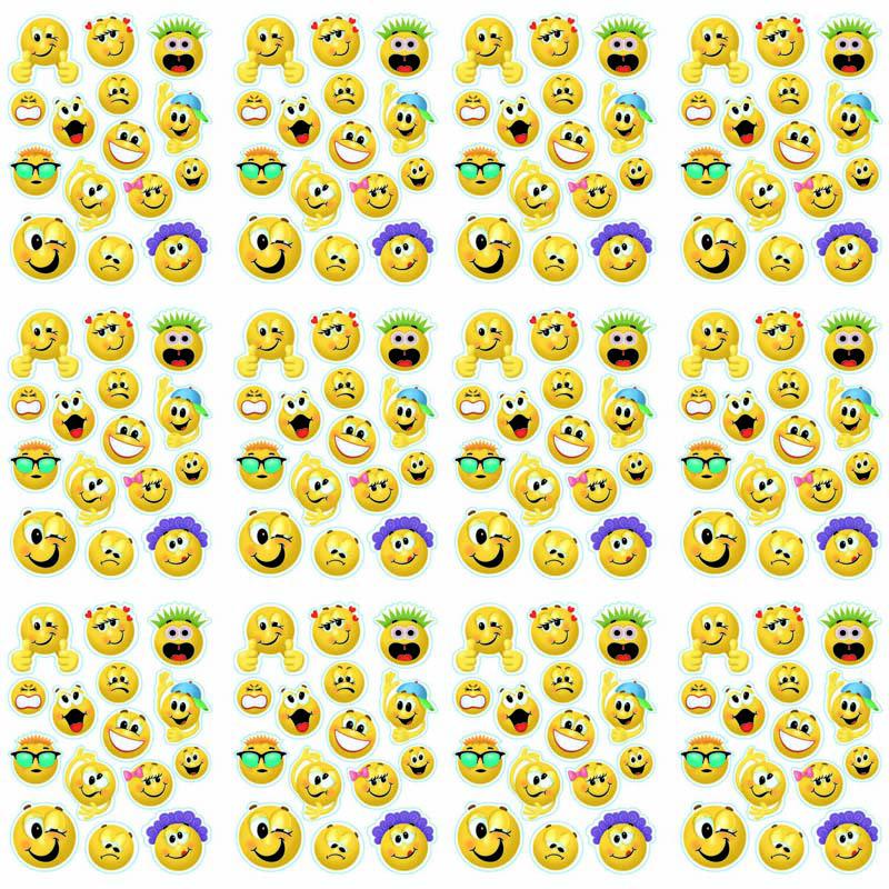 Emoticons Window Clings, 12 Sheets. Picture 1