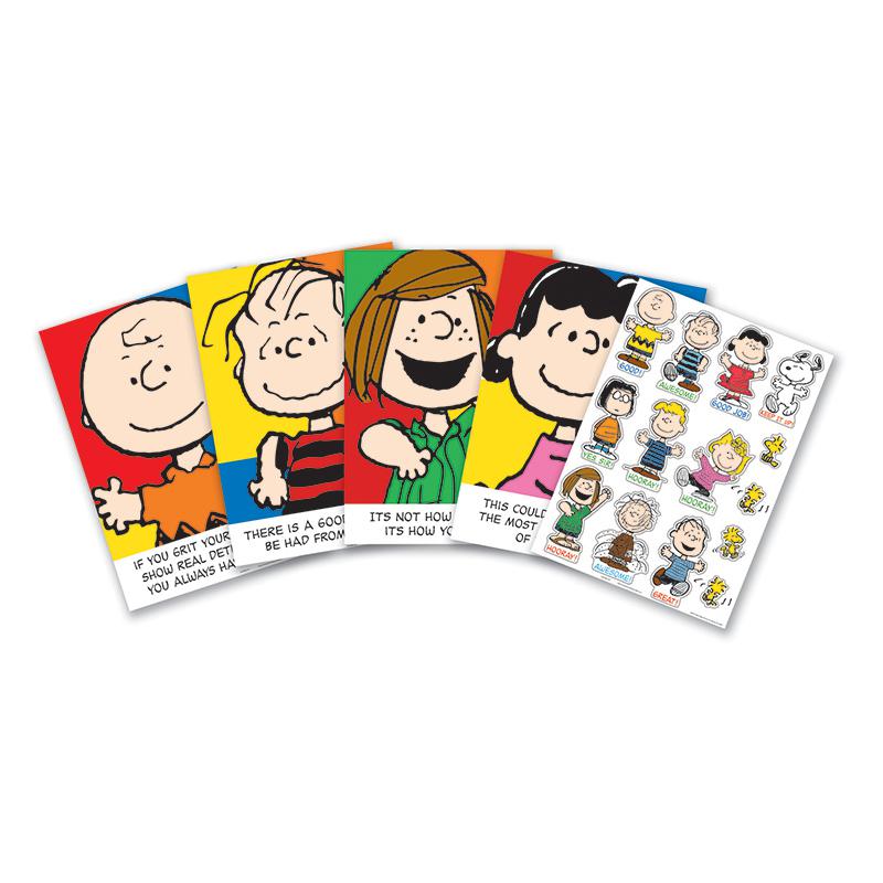 PEANUTS CHARACTERS AND MOTIVATIONAL PHRASES BB SET. Picture 1
