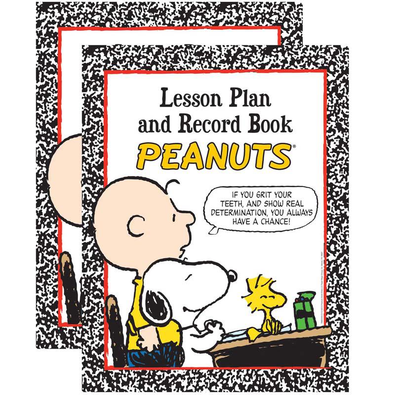 Peanuts Lesson Plan & Record Book, Pack of 2. Picture 1