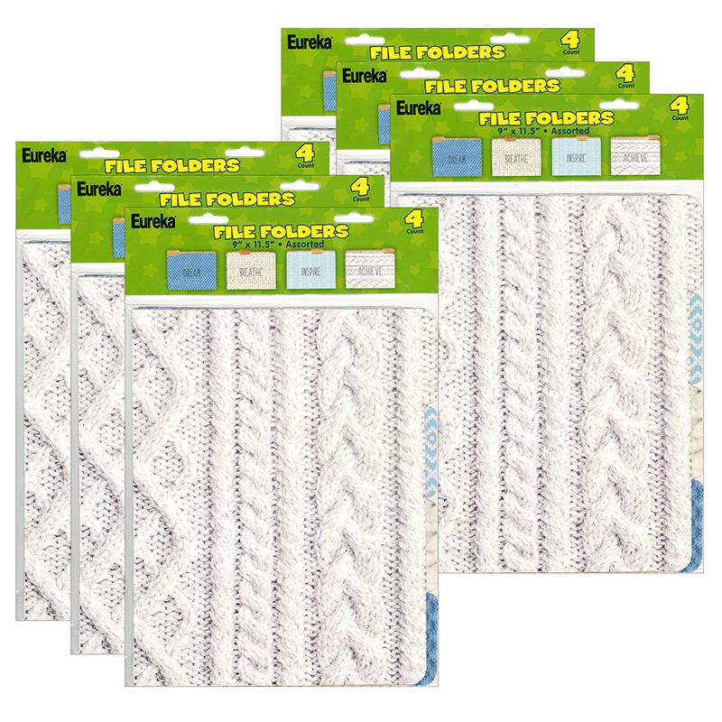 A Close-Knit Class File Folders, 4 Per Pack, 6 Packs. Picture 1