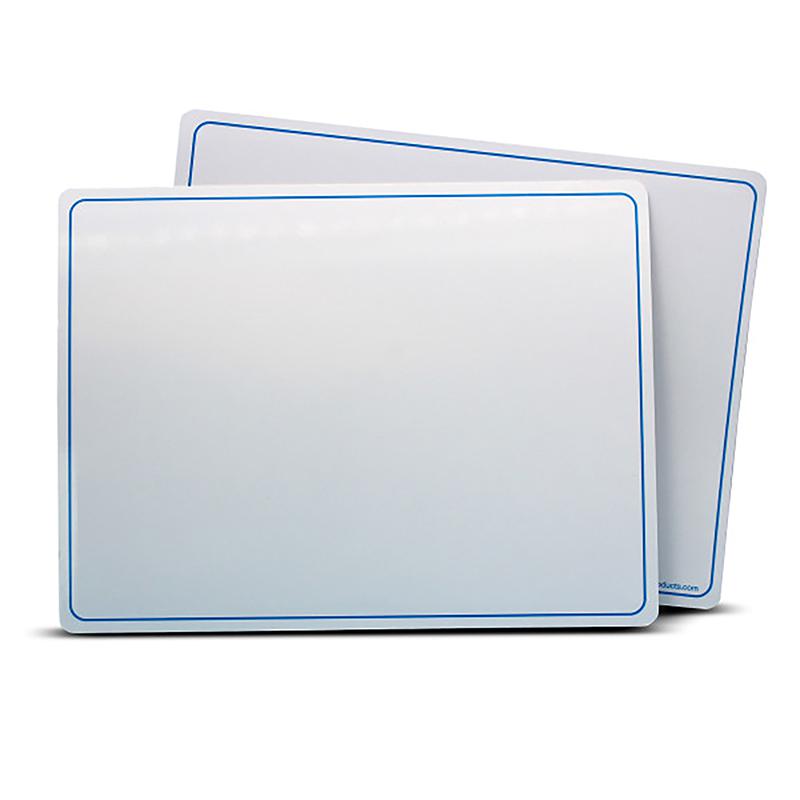 Magnetic Dry Erase Learning Mat, Two-Sided Plain, 9" x 12", Pack of 24. Picture 1