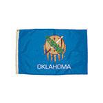 3X5 NYLON OKLAHOMA FLAG HEADING & GROMMETS. Picture 2