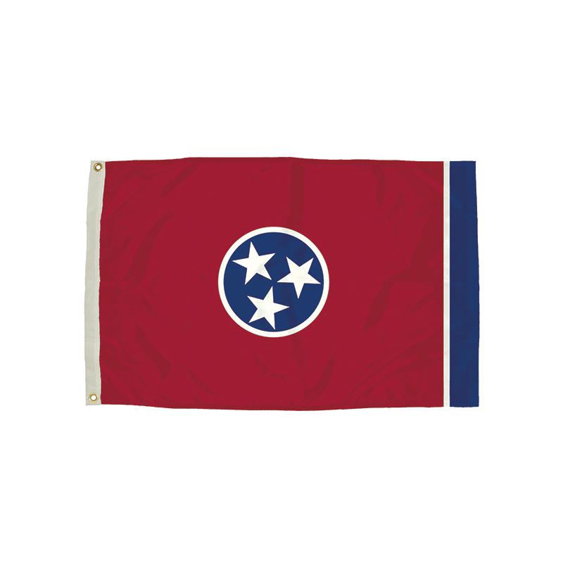 3X5 NYLON TENNESSEE FLAG HEADING & GROMMETS. The main picture.