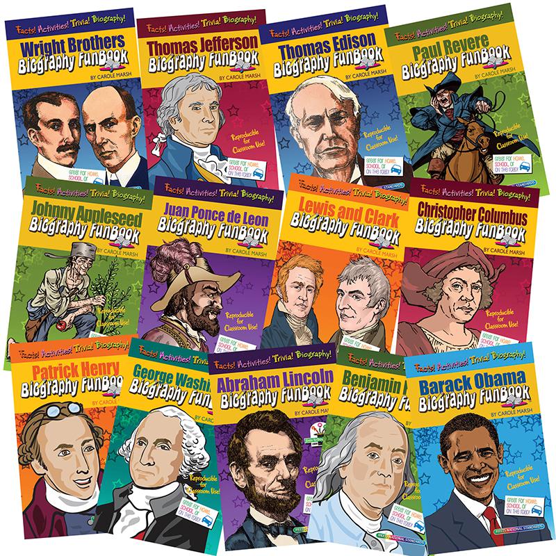 Biography Funbooks Presidents, Inventors & Explorers. Picture 1