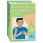 BASIC SIGNING VOCAB CARDS SET A 100/PK 4 X 6. Picture 2