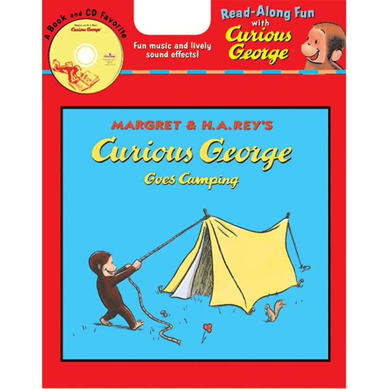 CURIOUS GEORGE GOES CAMPING CARRY ALONG BOOK/CD. Picture 1