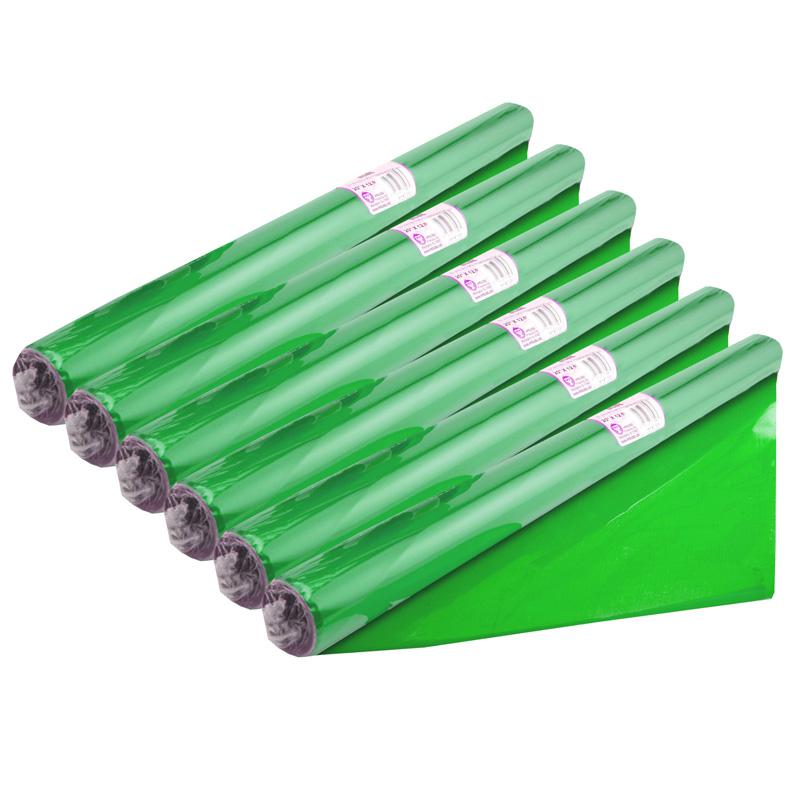 Cello-Wrap Roll, Green, 20" x 12.5', 6 Rolls. Picture 1