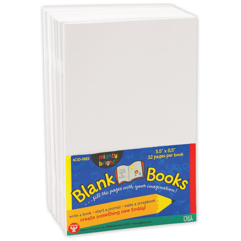 MIGHTY BRIGHT BOOKS 5 1/2 X 8 1/2 32 PAGES 10 BOOKS WHITE. The main picture.