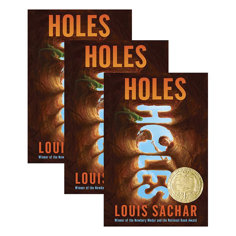 Holes Book, Paperback, Pack of 3. The main picture.