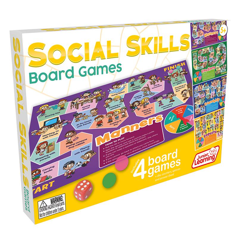 4 Social Skills Board Games. Picture 1