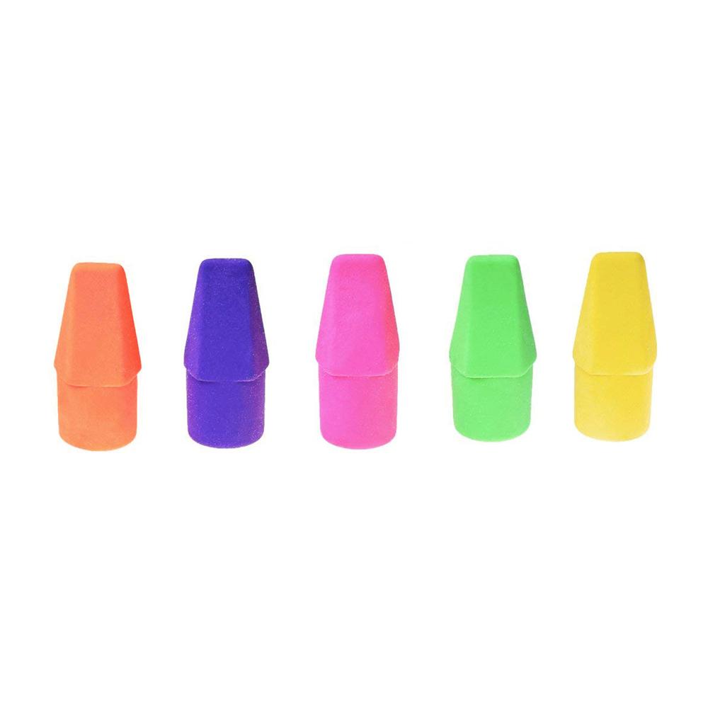 Cap Eraser Bright Colors, 144 Per Pack, 5 Packs. Picture 1