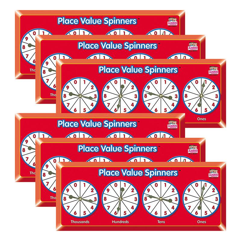 Place Value Spinners, Pack of 6. Picture 1