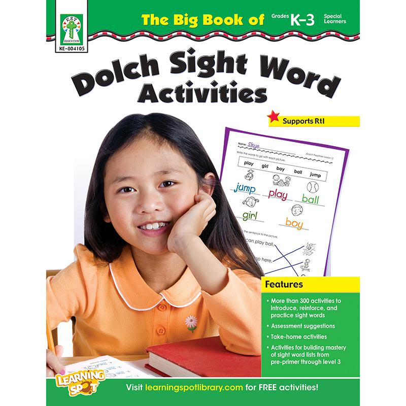 THE BIG BOOK OF DOLCH SIGHT WORD ACTIVITIES. Picture 1