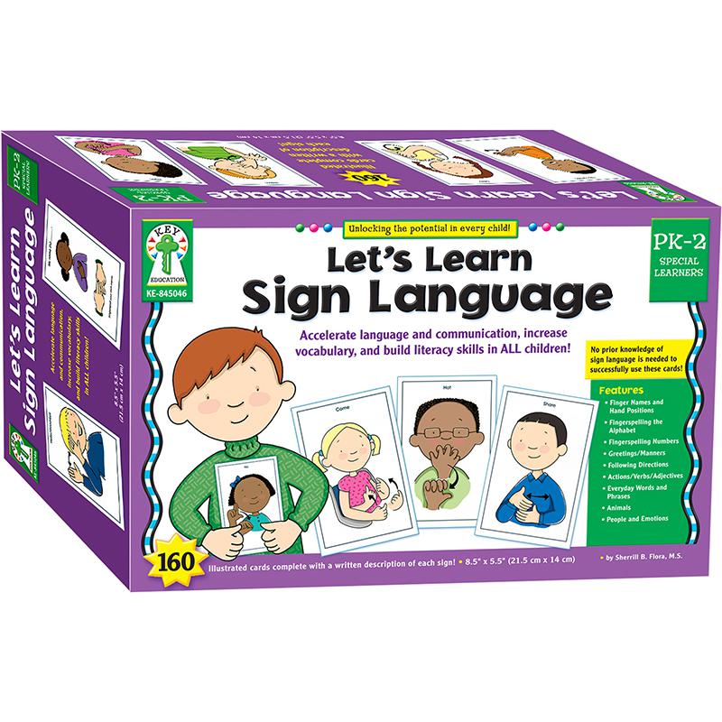 SIGN LANGUAGE WT CARDS. Picture 1