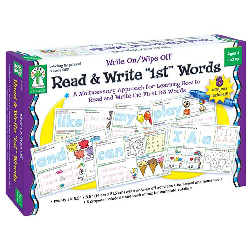 WRITE ON/WIPE OFF READ & WRITE 1ST FIRST WORDS AGES 4+. Picture 1