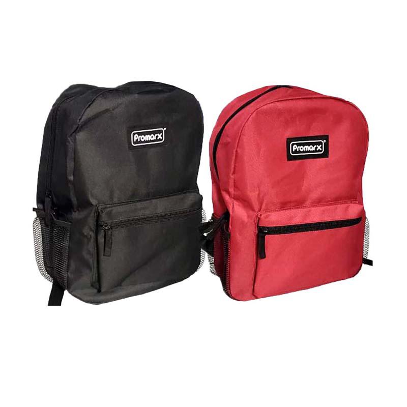 Back Pack, 16" with 2 Side Mesh Pockets, Assorted Colors, Pack of 2. Picture 1