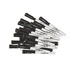 KLEENSLATE REPLACEMENT MARKERS 24PK BLACK W/ ERASERS. Picture 2