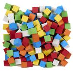 16Mm Blank Color Foam Dice 200 Ct, Assorted. Picture 2