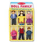 WOODEN FAMILY DOLL SET. Picture 2