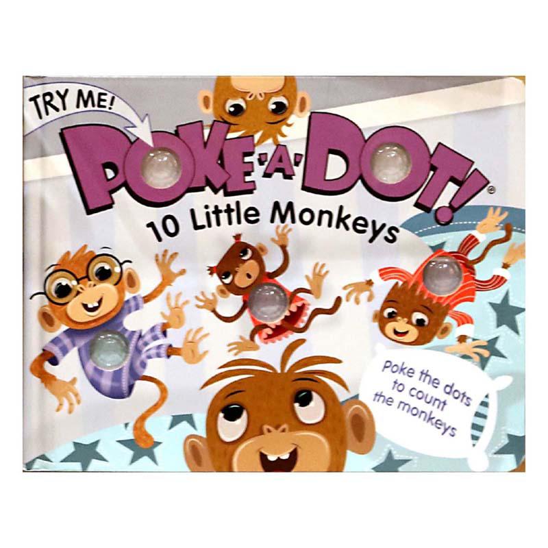 Poke-A-Dot!: 10 Little Monkeys. Picture 1