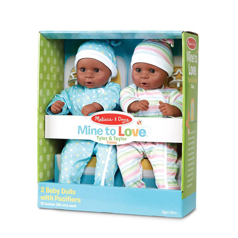 Mine to Love Twins Tyler & Taylor Dolls. Picture 1