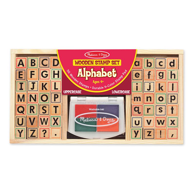 ALPHABET STAMP SET. The main picture.
