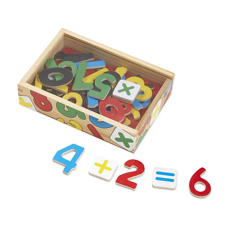 Magnetic Wooden Numbers. Picture 1