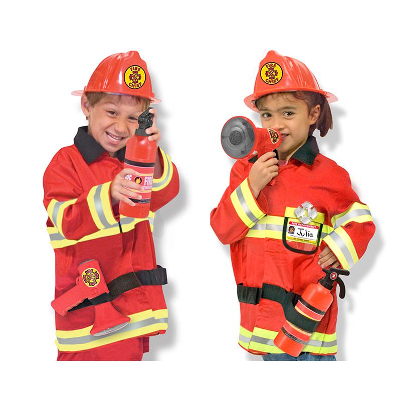 ROLE PLAY FIRE CHIEF COSTUME SET. Picture 1