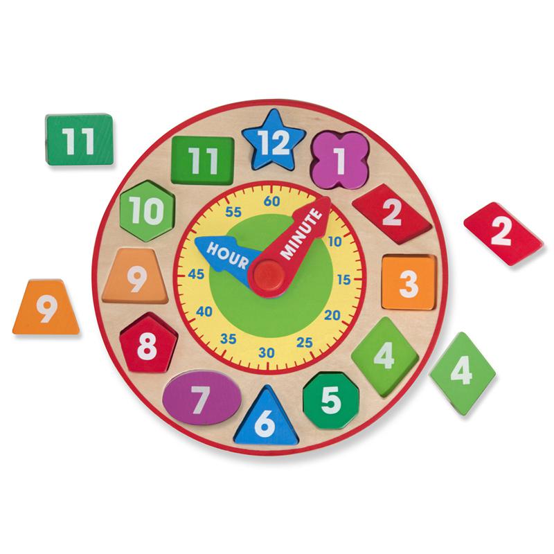 SHAPE SORTING CLOCK. Picture 1