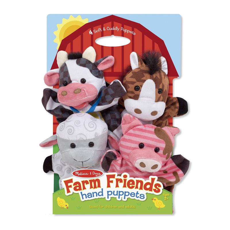 FARM FRIENDS HAND PUPPETS. Picture 1