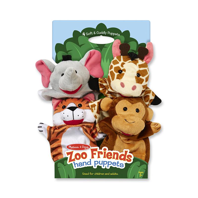 ZOO FRIENDS HAND PUPPETS. Picture 1
