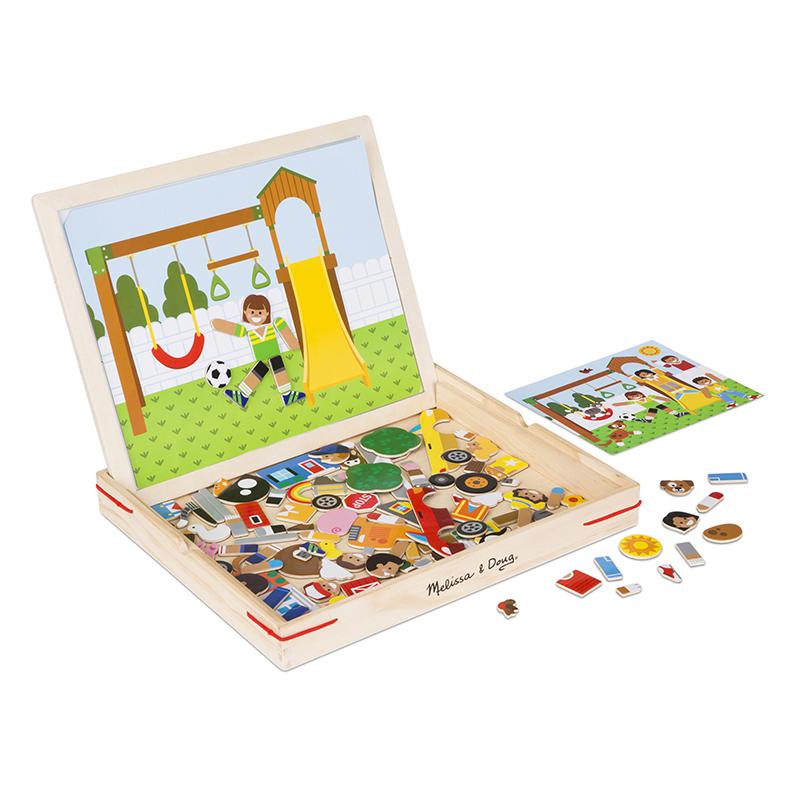 Wooden Magnetic Matching Picture Game. Picture 1