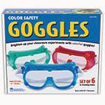 RAINBOW SAFETY GOGGLES SET OF 6. Picture 2