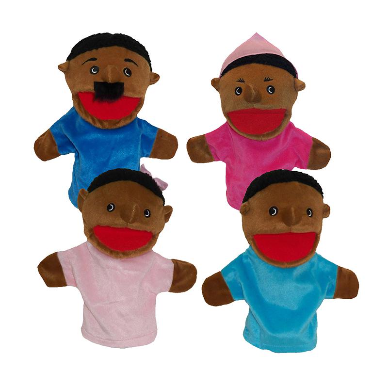 FAMILY BIGMOUTH PUPPETS AFRICAN AMERICAN FAMILY OF 4. The main picture.