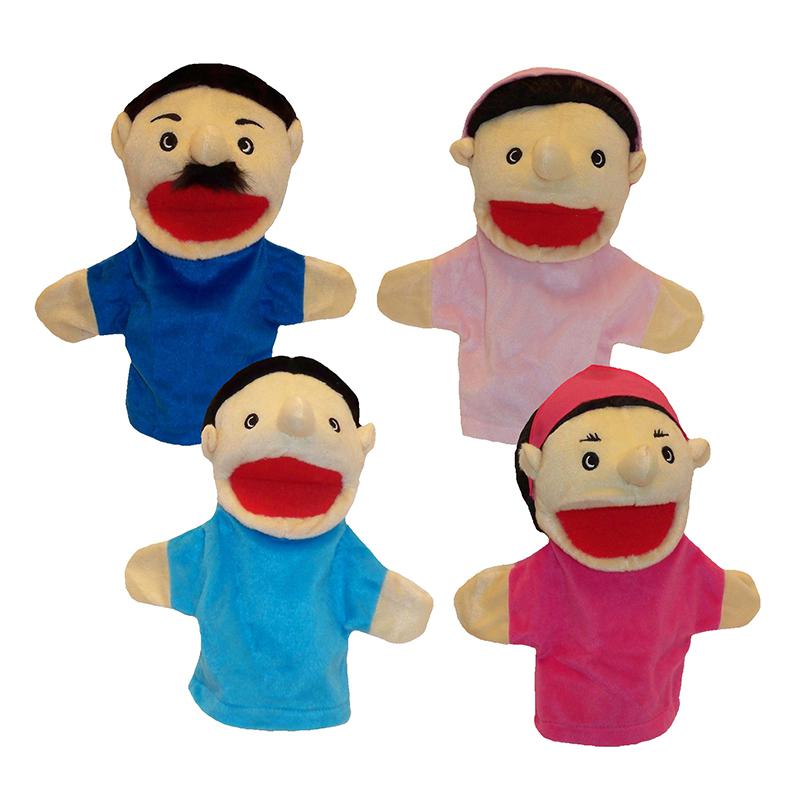 FAMILY BIGMOUTH PUPPETS HISPANIC FAMILY OF 4. Picture 1