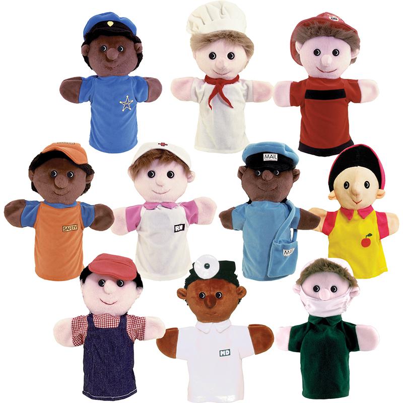 Community Helper Puppets Set Of 10. Picture 1
