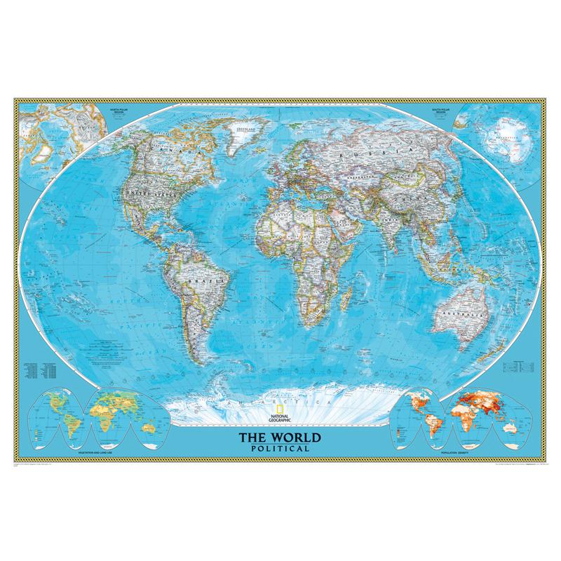World Mural Map. The main picture.