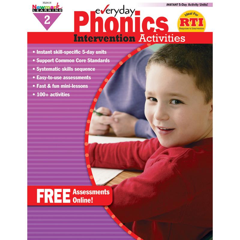 Everyday Phonics Gr 2 Intervention, Activities. The main picture.