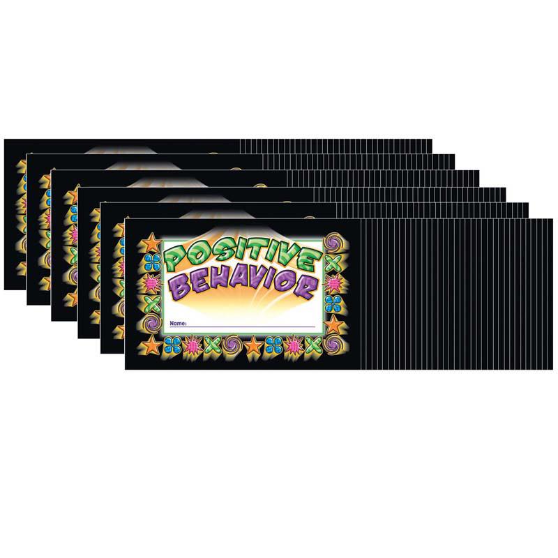 Positive Behavior Punch Cards, 36 Per Pack, 6 Packs. Picture 1
