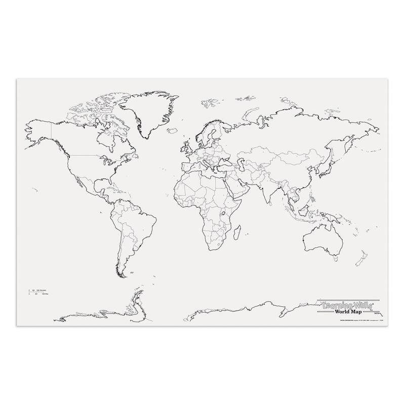 GIANT WORLD MAP 48IN X 72IN. Picture 1