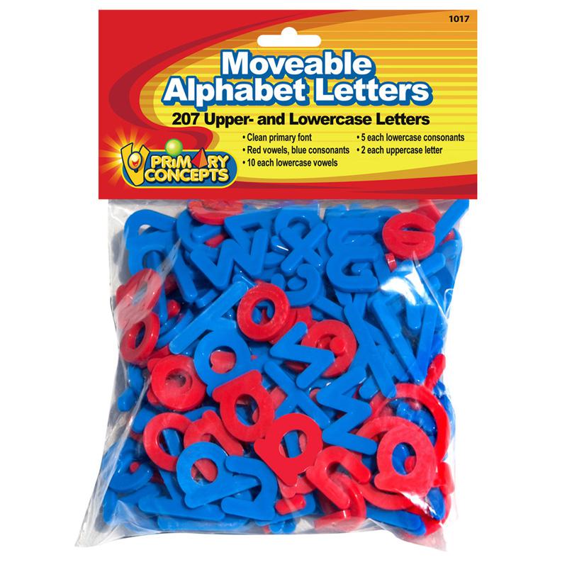Moveable Alphabet 207 Letters. Picture 1