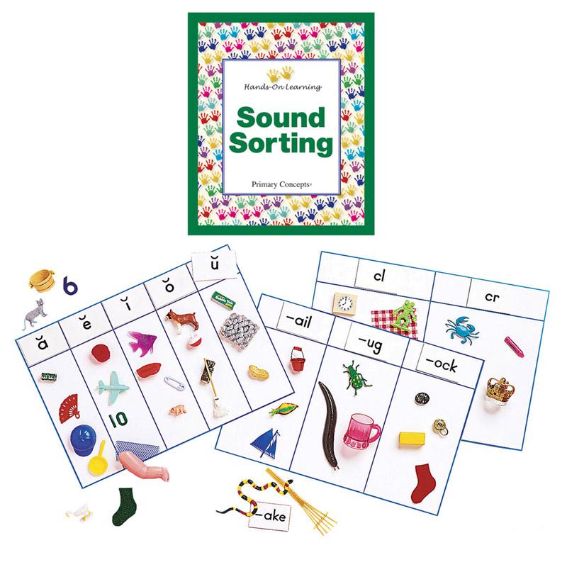 SOUND SORTING WITH OBJECTS BLENDS AND DIGRAPHS. Picture 1