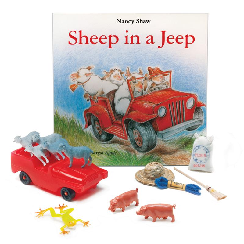 Sheep in a Jeep 3-D Storybook. Picture 1