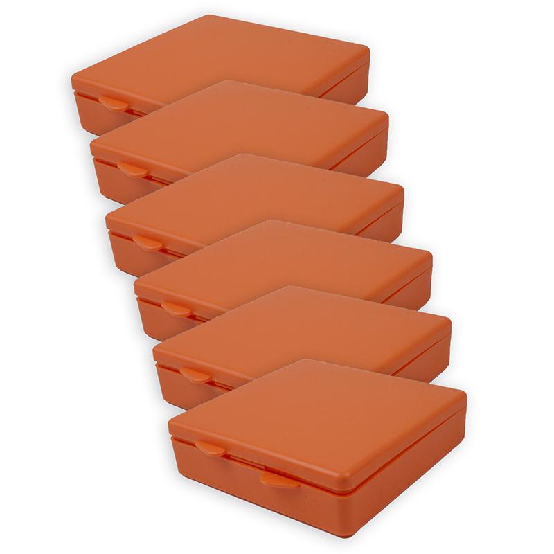 Micro Box, Orange, Pack of 6. Picture 1