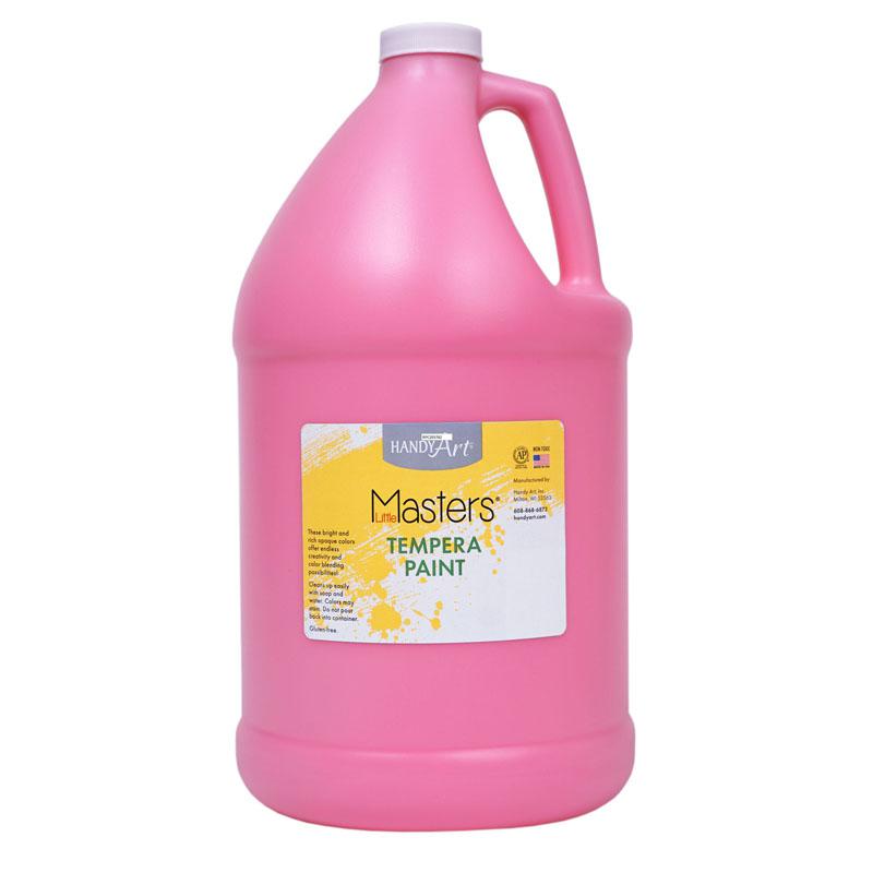 Little Masters Tempera Paint, Pink, Gallon. Picture 1