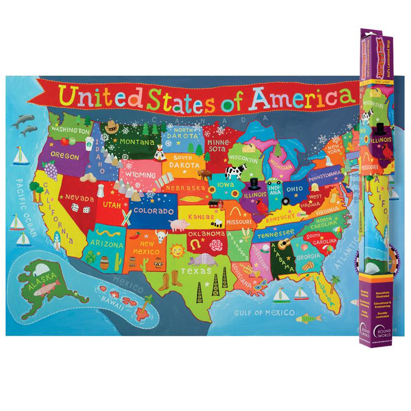 UNITED STATES MAP FOR KIDS. Picture 1
