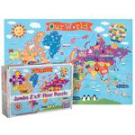WORLD FLOOR PUZZLE FOR KIDS. Picture 2
